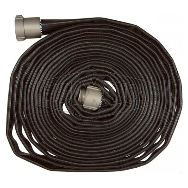 Washdown Hose, 1-1/2 in, NST NH, 25 ft L, 200 psi, Nitrile, Domestic